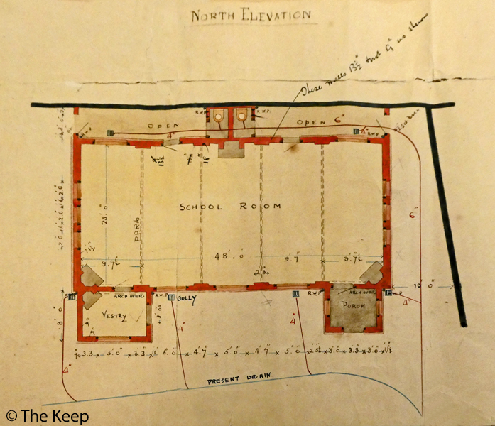 Plan of School Room 1896