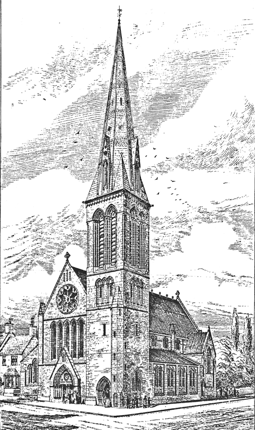 St Matthews Church Architects Drawing 1888