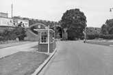 Bus Shelter with Railway Viaduct over A27 behind July 1954