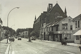 1960s view South in Lewes Road with St Martins Church on the right