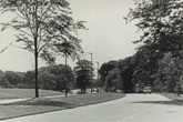 1970s Lewes Road newly finished dual-carriageway looking south east near the Stanmer turn off