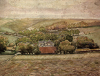 Bevendean Farm c1914 from the Race Hill