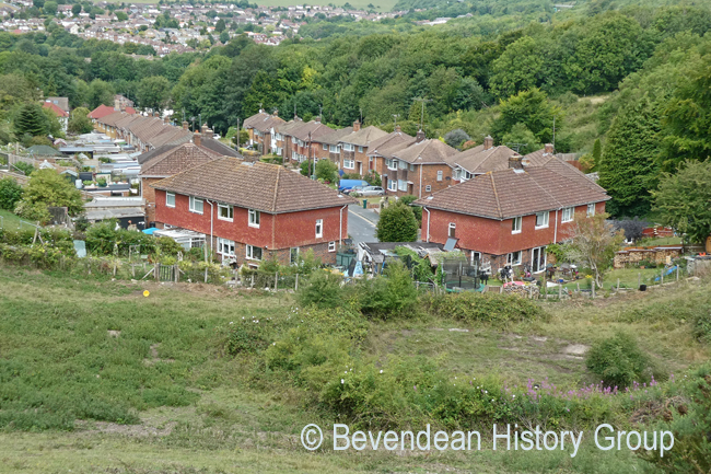 Ashurst Road from hilside July 2020