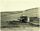 Digger clearing Top Soil c1954