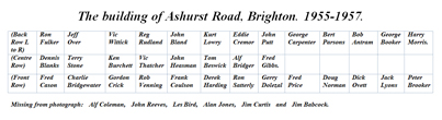 Ashurst Road Self-builders 20 June 1957