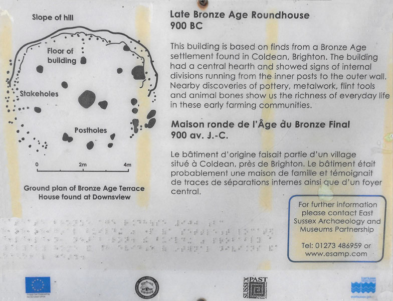 Layout of early Bronze age Round House