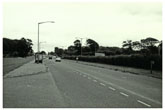 A27 approaching Falmer from west in 1978
