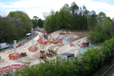6 May 2016 Rebuilding Footbridge over the A27 at Falmer