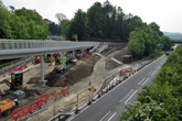 27 May 2016 Rebuilding Footbridge over the A27 at Falmer