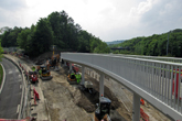 27 May 2016 Rebuilding Footbridge over the A27 at Falmer