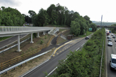 24 June 2016 New Footbridge over the A27 at Falmer