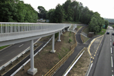 24 June 2016 New Footbridge over the A27 at Falmer