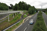 29 July 2016 New Footbridge over the A27 at Falmer