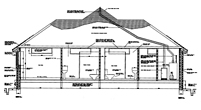 1988 Elevation drawing for St Georges Hall