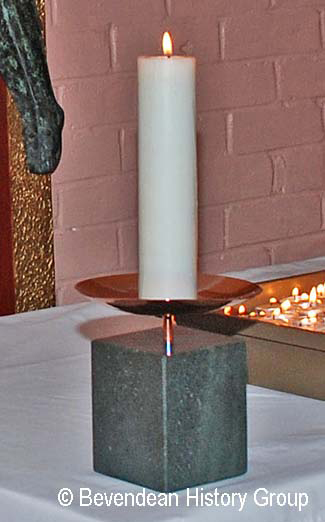 Slate Candle Holder
