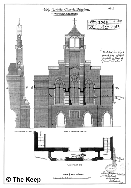 Holy Trinity Church plan 1882