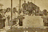 St Cuthman's New Church Foundation Stone laying July 1951 (c) Brighton Herald