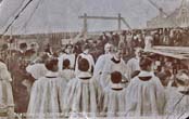 Blessing of the new portion of the church of St Thomas in 1913