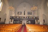 Former church of St Thomas interior view in May 2011
