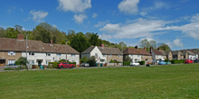 Houses on the east side of The Avenue in 2021