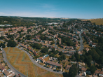 Aerial view north west of the Avenue in July 2020