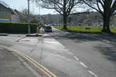 The start of the Avenue view south east in March 2021