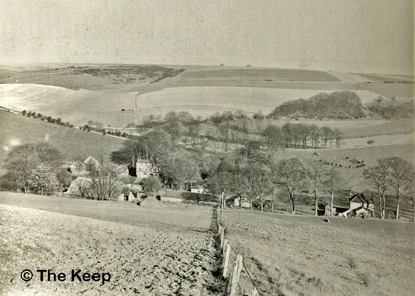 Bevendean Farm viewed from hill to south 2 Dec 1939