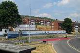 Site for new flats on Bates Estate, Lewes Road on 6 July 2018